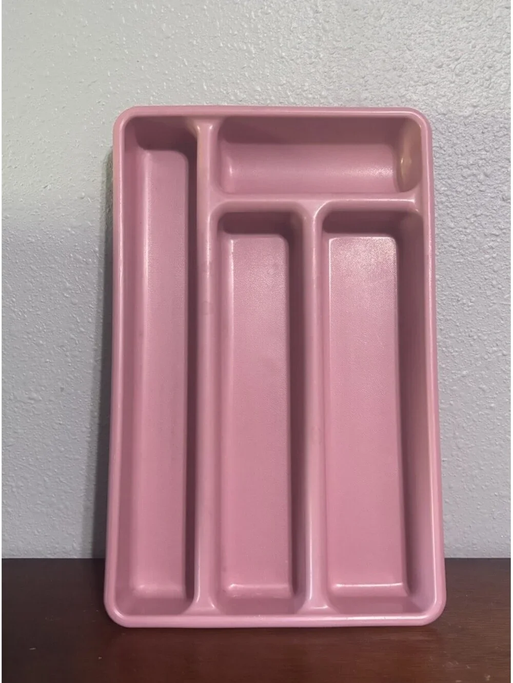 Vintage Rubbermaid Pink Drawer Organizer 7x11  4 Compartments Dusty Rose